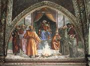 Domenicho Ghirlandaio Feuerprobe des Hl.Franziskus vor dem Sultan Germany oil painting artist